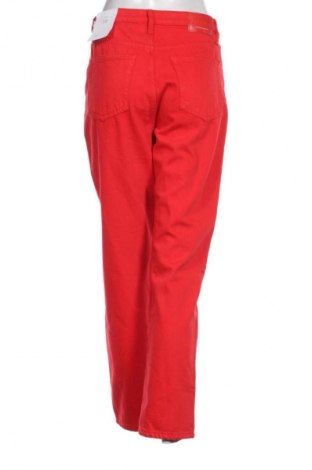 Blugi de femei Bershka, Mărime M, Culoare Roșu, Preț 121,05 Lei