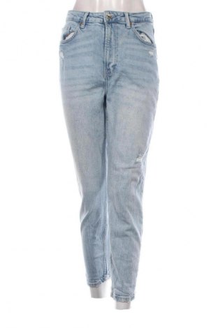 Blugi de femei Bershka, Mărime S, Culoare Albastru, Preț 76,32 Lei