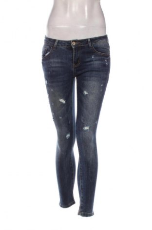 Blugi de femei Farfallina, Mărime L, Culoare Albastru, Preț 76,32 Lei