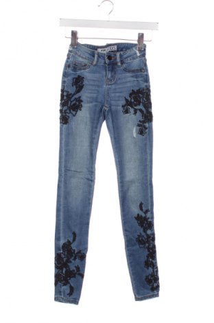 Дамски дънки Fb Sister, Размер XXS, Цвят Син, Цена 19,99 лв.