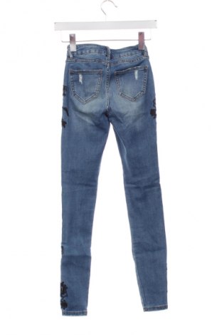 Дамски дънки Fb Sister, Размер XXS, Цвят Син, Цена 19,99 лв.