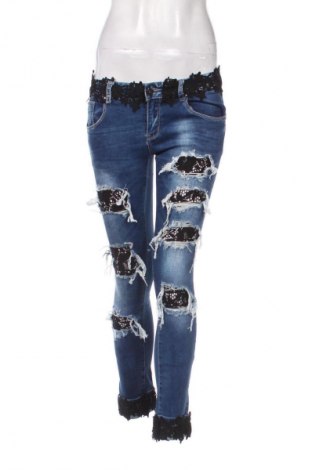 Γυναικείο Τζίν Lely Wood, Μέγεθος M, Χρώμα Μπλέ, Τιμή 14,83 €