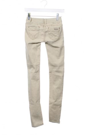 Damskie jeansy Miss Bonbon, Rozmiar XS, Kolor Brązowy, Cena 66,67 zł