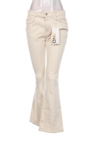 Γυναικείο Τζίν ONLY, Μέγεθος XL, Χρώμα Εκρού, Τιμή 47,99 €