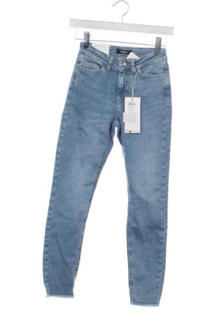 Дамски дънки ONLY, Размер XS, Цвят Син, Цена 77,99 лв.