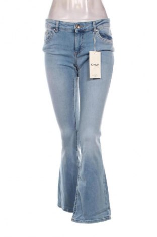 Дамски дънки ONLY, Размер M, Цвят Син, Цена 77,99 лв.