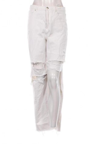 Blugi de femei Sinsay, Mărime S, Culoare Alb, Preț 76,32 Lei