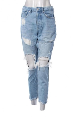 Дамски дънки Stradivarius, Размер M, Цвят Син, Цена 29,00 лв.