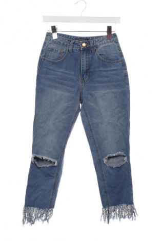 Damskie jeansy Unbranded, Rozmiar XS, Kolor Niebieski, Cena 66,67 zł