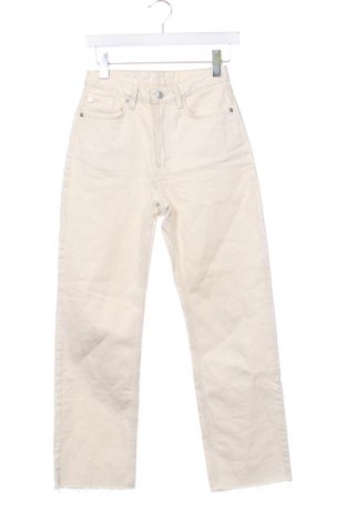 Дамски дънки Weekday, Размер S, Цвят Екрю, Цена 29,93 лв.