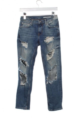 Dámske džínsy  Zara, Veľkosť XS, Farba Modrá, Cena  9,95 €