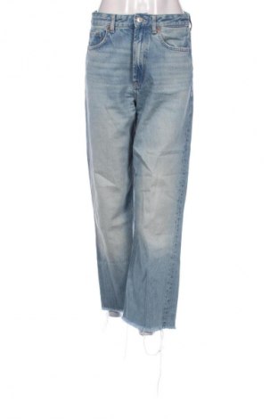 Blugi de femei Zara, Mărime M, Culoare Albastru, Preț 71,05 Lei