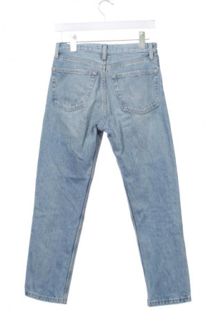 Blugi de femei Zara, Mărime XS, Culoare Albastru, Preț 71,05 Lei