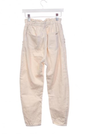 Дамски дънки Zara, Размер XS, Цвят Екрю, Цена 27,00 лв.