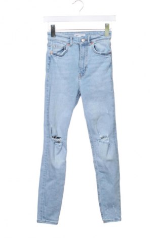 Dámské džíny  Zara, Velikost XS, Barva Modrá, Cena  341,00 Kč