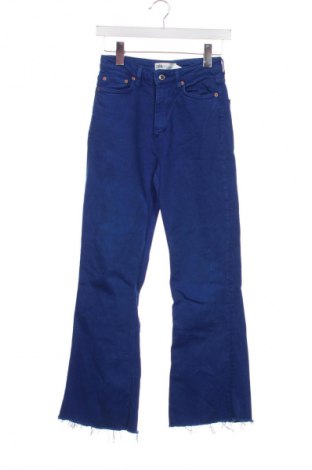 Blugi de femei Zara, Mărime XS, Culoare Albastru, Preț 70,97 Lei