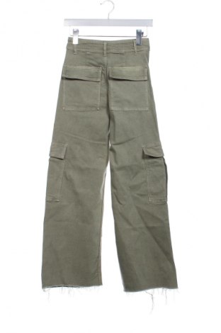 Dámské džíny  Zara, Velikost XS, Barva Zelená, Cena  346,00 Kč