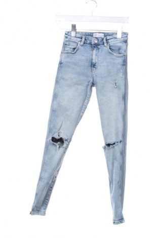 Dámské džíny  Zara, Velikost XS, Barva Modrá, Cena  342,00 Kč