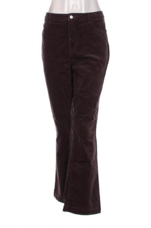 Pantaloni de velvet de femei Aniston, Mărime L, Culoare Maro, Preț 73,99 Lei