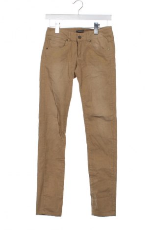 Pantaloni de velvet de femei Calliope, Mărime XS, Culoare Bej, Preț 76,32 Lei