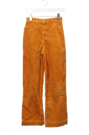 Γυναικείο κοτλέ παντελόνι Monki, Μέγεθος XS, Χρώμα Κίτρινο, Τιμή 12,79 €