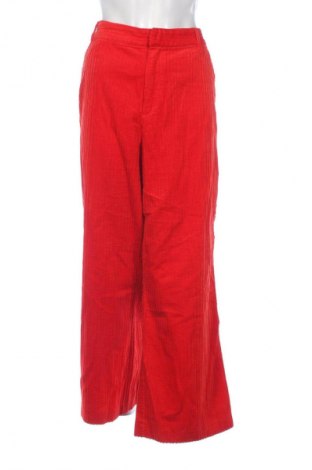 Dámské manšestráky  Zara, Velikost XXL, Barva Červená, Cena  279,00 Kč