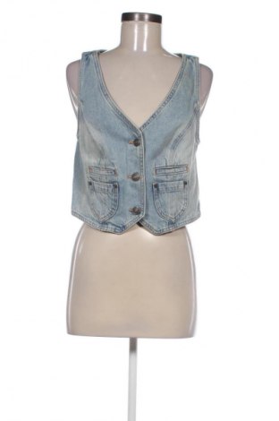 Γυναικείο γιλέκο Stradivarius, Μέγεθος L, Χρώμα Μπλέ, Τιμή 20,00 €