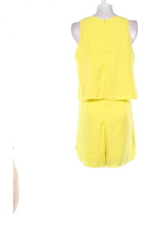 Дамски къс гащеризон Unbranded, Размер L, Цвят Жълт, Цена 73,16 лв.