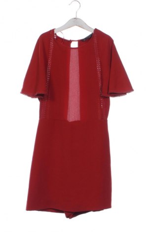 Women's short jumpsuit Zara, Μέγεθος XS, Χρώμα Κόκκινο, Τιμή 17,30 €