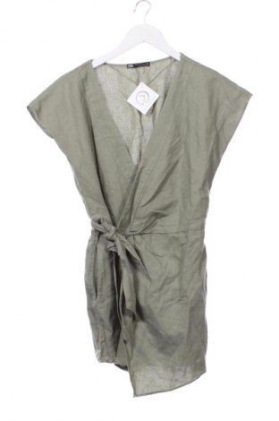 Дамски къс гащеризон Zara, Размер XL, Цвят Зелен, Цена 27,99 лв.