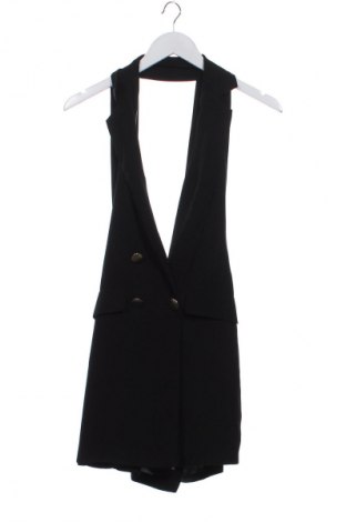 Дамски къс гащеризон Zara, Размер S, Цвят Черен, Цена 33,24 лв.