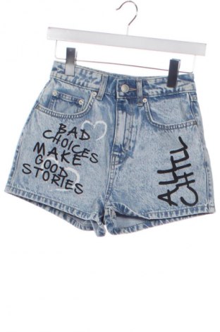 Pantaloni scurți de femei Fb Sister, Mărime XS, Culoare Albastru, Preț 50,37 Lei