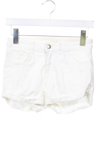Pantaloni scurți de femei H&M, Mărime XXS, Culoare Alb, Preț 50,00 Lei