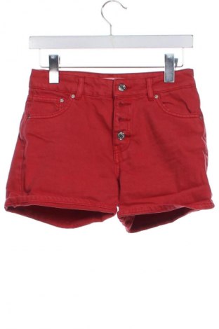Γυναικείο κοντό παντελόνι Pull&Bear, Μέγεθος XXS, Χρώμα Κόκκινο, Τιμή 7,99 €
