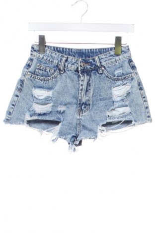 Дамски къс панталон SHEIN, Размер XS, Цвят Син, Цена 19,00 лв.