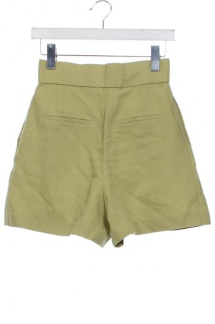 Γυναικείο κοντό παντελόνι Zara, Μέγεθος XS, Χρώμα Πράσινο, Τιμή 10,23 €