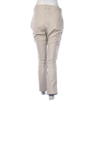 Pantaloni de piele pentru damă H&M, Mărime XL, Culoare Bej, Preț 281,58 Lei