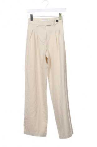 Pantaloni de femei Bershka, Mărime XXS, Culoare Bej, Preț 76,32 Lei