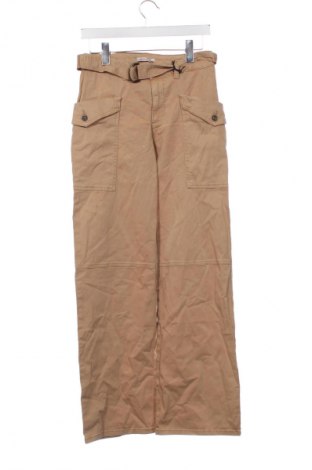 Pantaloni de femei Delmao, Mărime XS, Culoare Bej, Preț 235,99 Lei