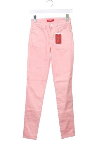 Damskie spodnie Guess, Rozmiar XS, Kolor Różowy, Cena 467,36 zł