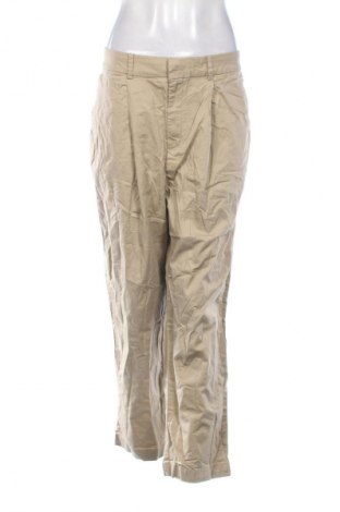 Дамски панталон H&M, Размер XL, Цвят Бежов, Цена 29,00 лв.