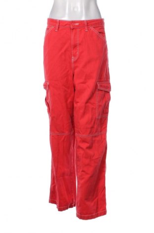 Damskie spodnie H&M Divided, Rozmiar L, Kolor Czerwony, Cena 67,00 zł