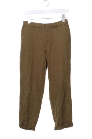 Дамски панталон H&M L.O.G.G., Размер XS, Цвят Зелен, Цена 29,00 лв.