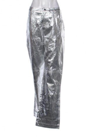 Γυναικείο παντελόνι LeGer By Lena Gercke X About you, Μέγεθος XL, Χρώμα Ασημί, Τιμή 31,99 €