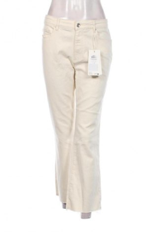 Pantaloni de femei ONLY, Mărime L, Culoare Ecru, Preț 196,99 Lei