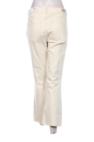 Pantaloni de femei ONLY, Mărime L, Culoare Ecru, Preț 196,99 Lei