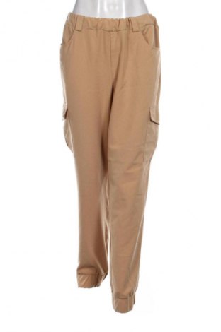 Damskie spodnie Sinsay, Rozmiar XL, Kolor Beżowy, Cena 67,99 zł