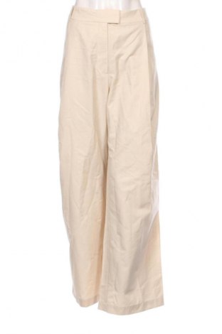 Damskie spodnie Zara, Rozmiar XXL, Kolor Beżowy, Cena 95,99 zł