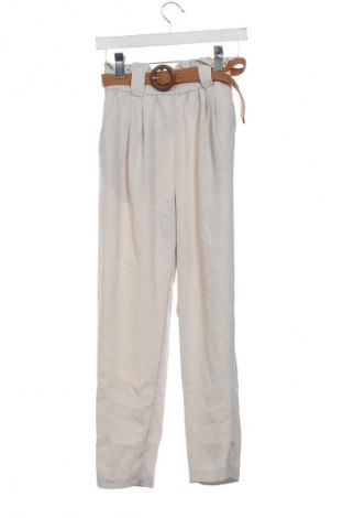 Pantaloni de femei Zara, Mărime XS, Culoare Ecru, Preț 49,43 Lei