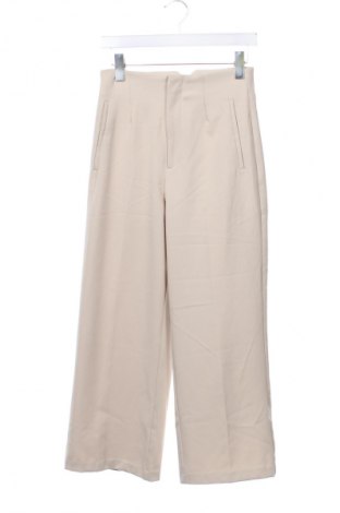 Damskie spodnie Zara, Rozmiar S, Kolor Beżowy, Cena 62,07 zł